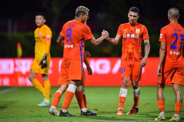 【中超】克雷桑莫伊塞斯破门 沧州雄狮0比2山东泰山